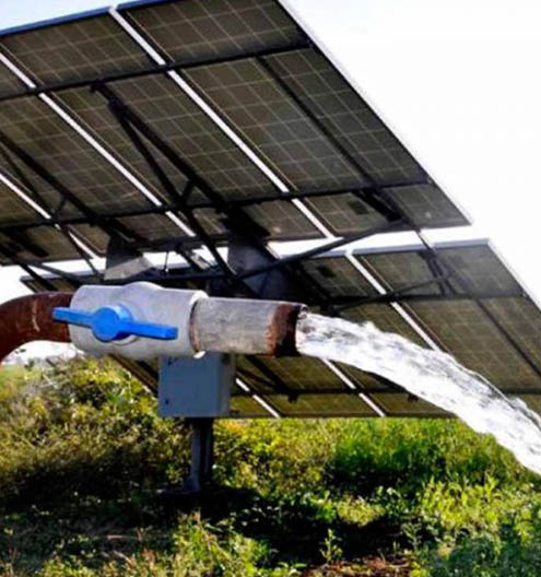 Placas solares para elevación de aguas